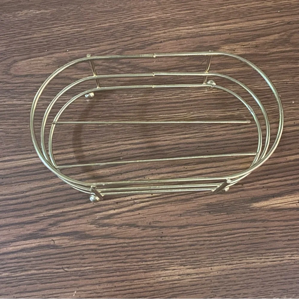 Elegant Gold Bath Caddy